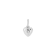 Vedhæng hammerslået hjerte 8x7mm 925