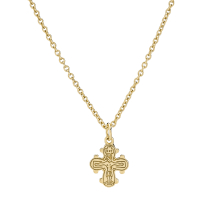 Collier med dagmarkors 10x9mm 42-45-48 cm 333