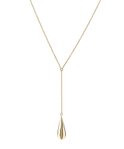 Collier med dråbe vedhæng 45-48 cm 333