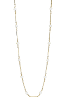 Collier pind og ferskvandsperle 4-4,5mm 44,5cm 333