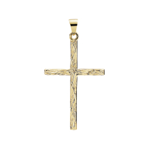 Vedhæng kors rustik 30x20mm 333