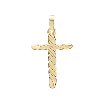 Vedhæng kors snoet 28x19 mm 333