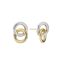 Rund ørestik 2-farvet 10x8 mm 375