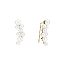 Earcrawler med ferskvandsperler 3-3,5 x 4-4,5 x 5-5,5 mm 333