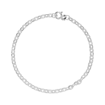 Armbånd med rustik overflade 18,5 cm 925