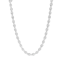 Collier knude 6mm 45cm 925