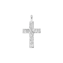 Vedhæng kors rustikt 22x15 925