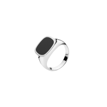 Ring med onyx 14x15mm 925