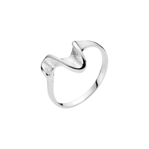 Ring med rustik overflade 925