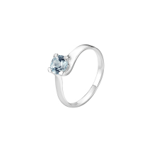Ring med topaz 925