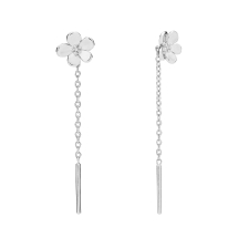 Ørehænger med blomst 925