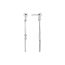 Ørehænger pind med 2 led 925