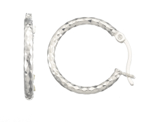 Creol diamantskåret diameter 15mm  925