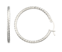 Creol diamantskåret diameter 25mm 925