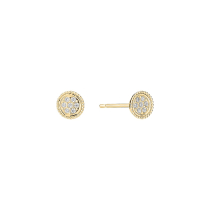 Ørestik med zirkonia 6mm 375
