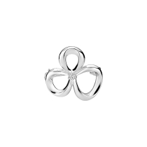 Broche blomst med zirkonia 925