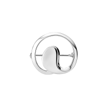 Broche rund 25mm 925