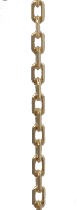 Facet anker kæde 45/50cm 333