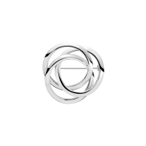 Broche rund 3 ringe 35mm i diameter 925