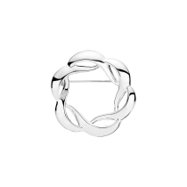 Broche rund 32,5mm i diameter 925