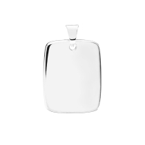 Vedhæng plade 15x19 mm 925