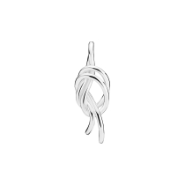 Vedhæng med åben knude 15x10 mm 925