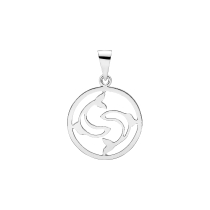 Stjernetegn fisk 20mm 925