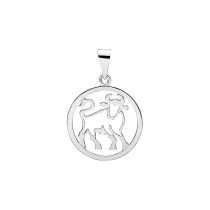 Stjernetegn tyr 20mm 925