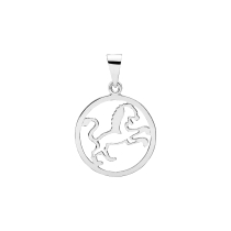 Stjernetegn løve 20mm 925