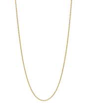 Rund anker 40/48-50cm spec. til marguerit vedhæng 24kt, forgyldt 925