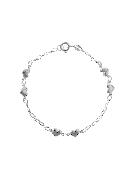 Armbånd barn hjerter 16cm