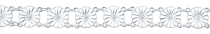 Marguerit armbånd 13x11mm hvid emalje 925